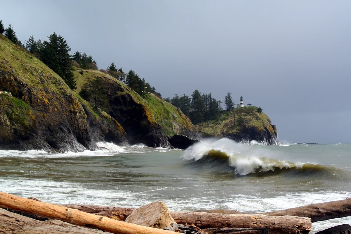 Cape Disappointment State Park Long Beach Peninsula Pacific Ocean RV camping