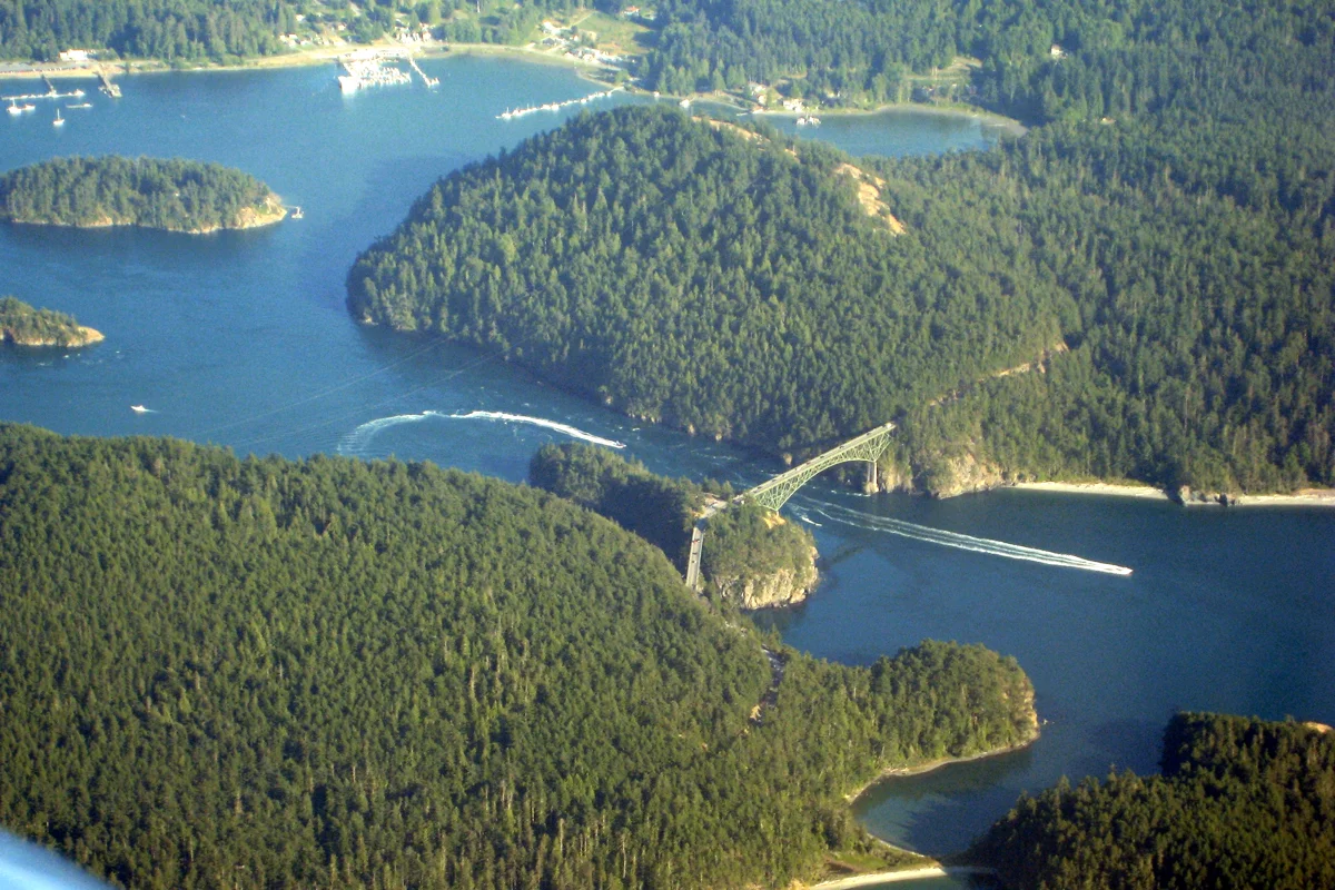 Deception Pass State Park largest WA state park RV camping Whidbey Fidalgo