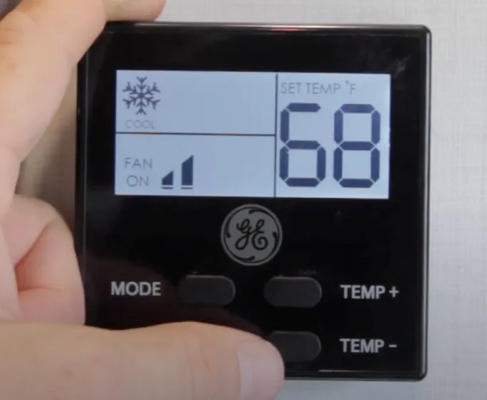 Dometic CCC2 thermostat replacement on a Class A motorhome wall