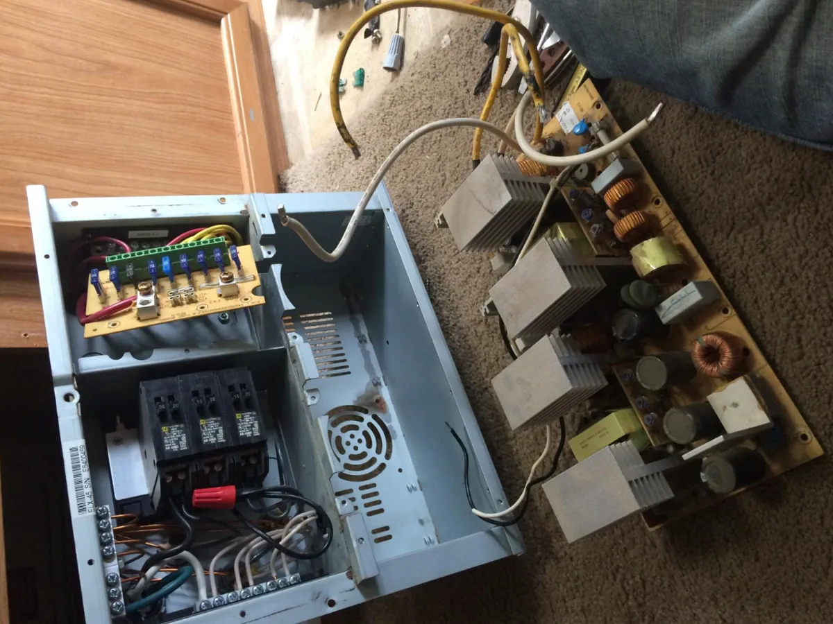 RV electrical panel diagnostics