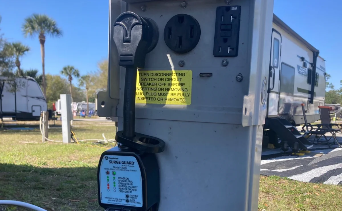Shore-power inlet replacement on-site in Fort Lauderdale, FL