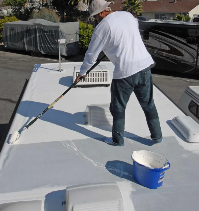 EPDM membrane reseal on-site in Boca Raton, FL
