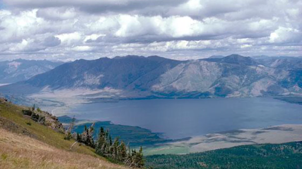Henrys Lake in Eastern Idaho, the gateway to Yellowstone's western entrance in Island Park, Fremont County