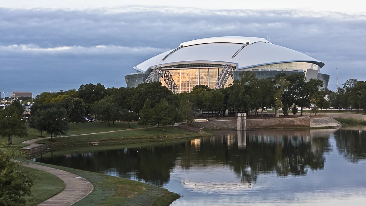 AT&T Stadium in Arlington, the Dallas-Fort Worth Metroplex's signature venue